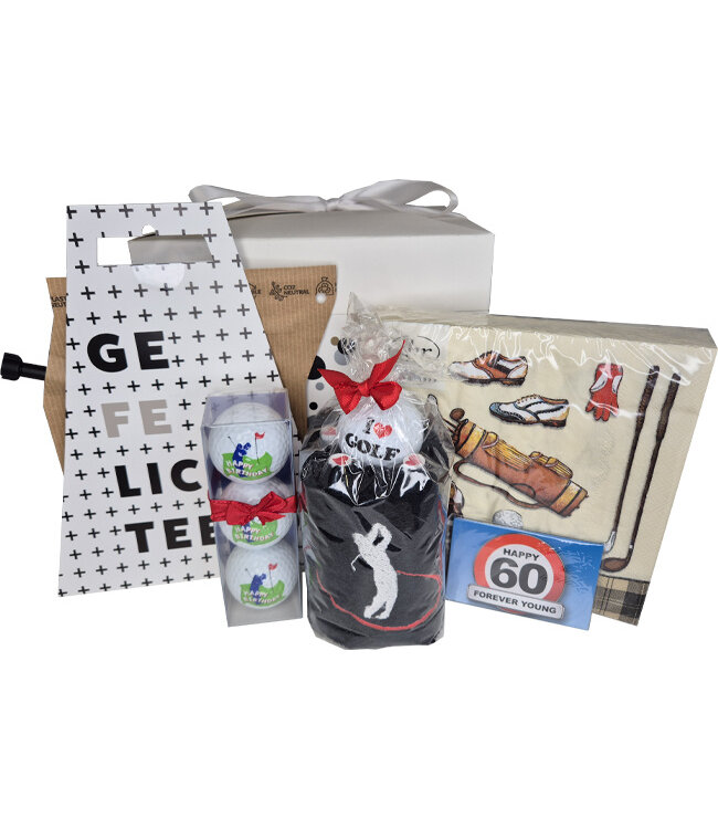Cadeaupakket 60 jaar I love Golf