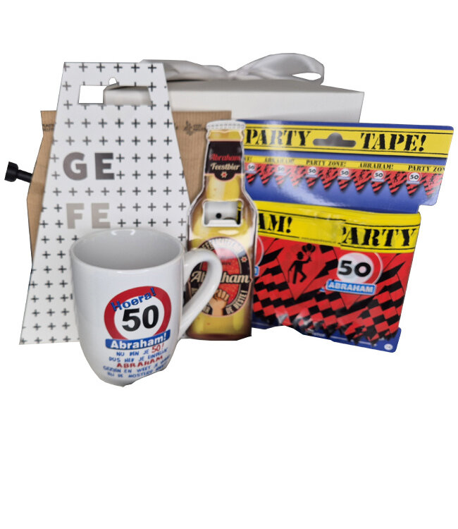 Cadeaupakket 50 Abraham Wat een Kanjer!