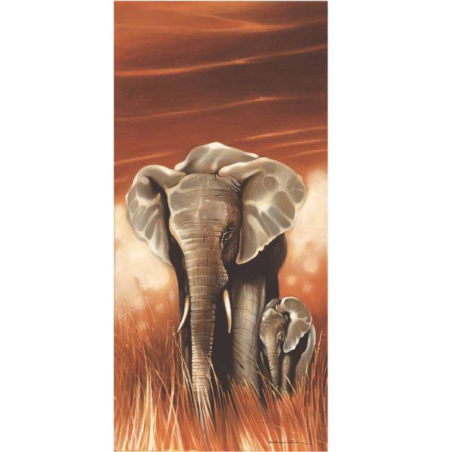 Kunstzinnige Ingelijste Posters Afrikaanse Olifant huismerk kopen in de aanbieding