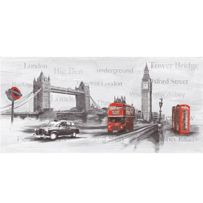 Kunstzinnige Ingelijste Posters: London Highlights