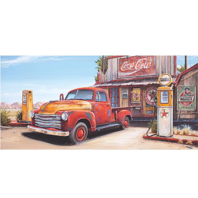Kunstzinnige Ingelijste Posters Route 66 Gas Station huismerk kopen in de aanbieding