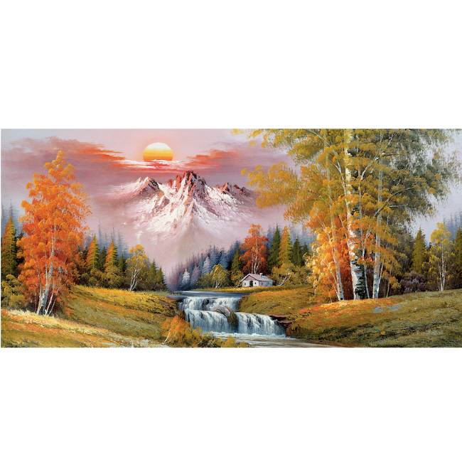 Kunstzinnige Ingelijste Posters: Overweldigend Landschap