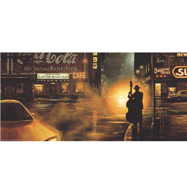 Kunstzinnige Ingelijste Posters American Blues huismerk kopen in de aanbieding