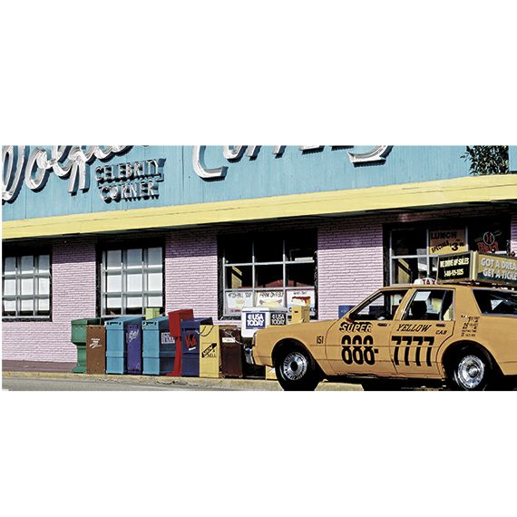 Kunstzinnige Ingelijste Posters: Super Yellow Cab