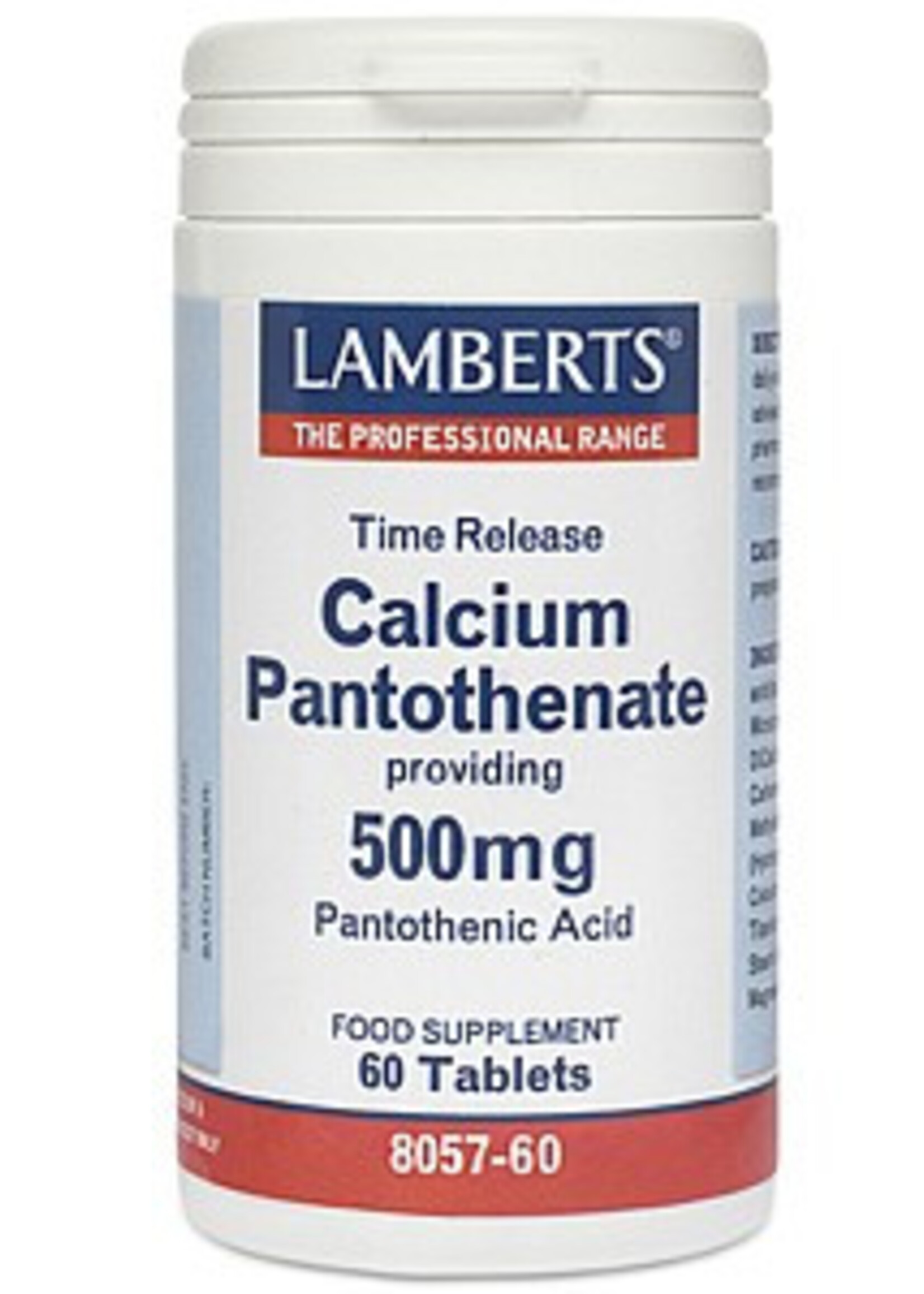 Lamberts Calcium Pantothenaat 60 tabletten