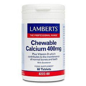 Lamberts Chewable Calcium 400 mg 60 tabletten