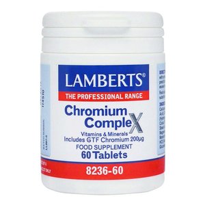Lamberts Chromium (Chroom) Complex 60 tabletten