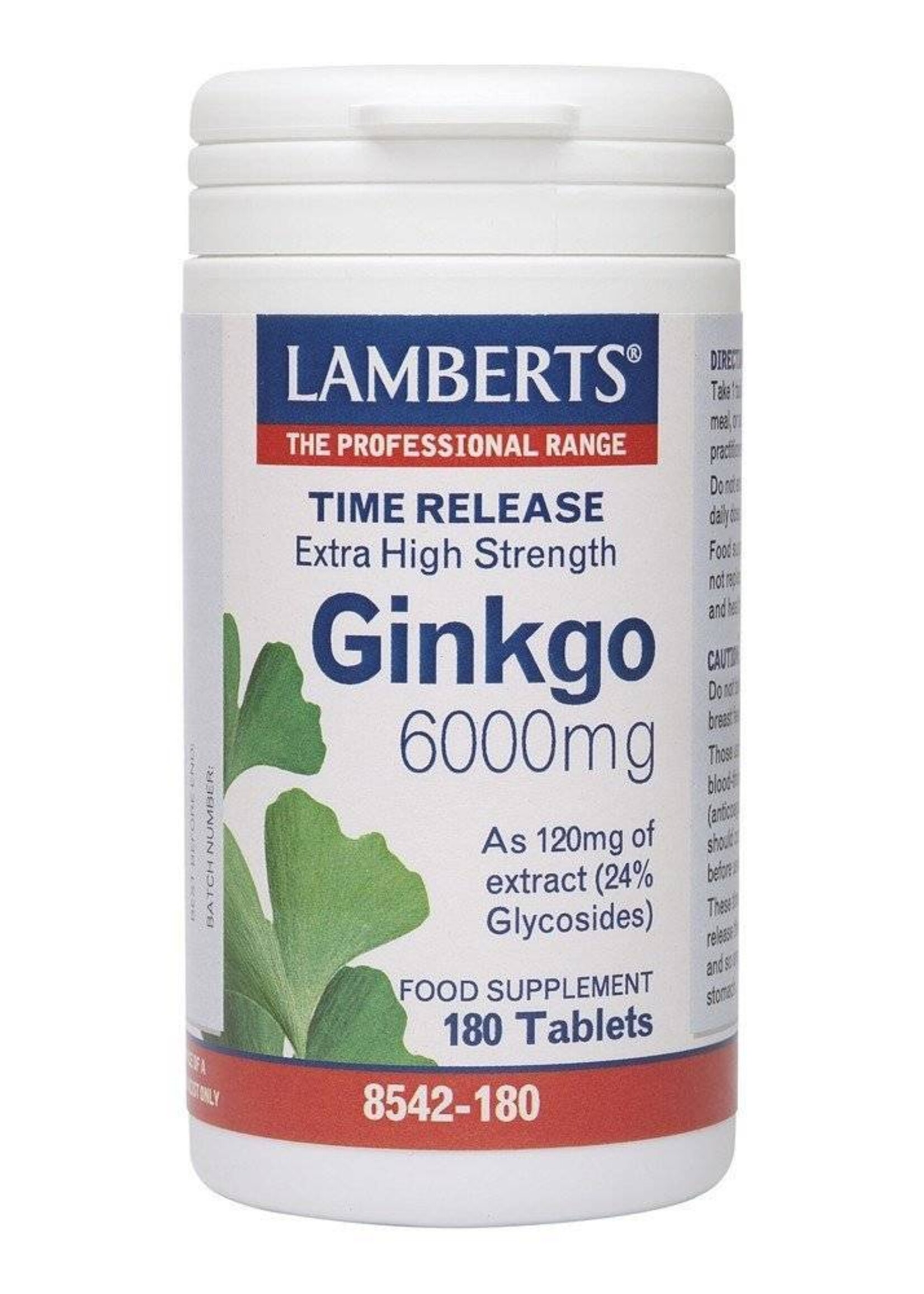 Lamberts Ginkgo 6000 mg 180 tabletten