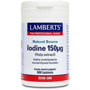 Lamberts Iodine / Jodium 150 mcg 180 tabletten