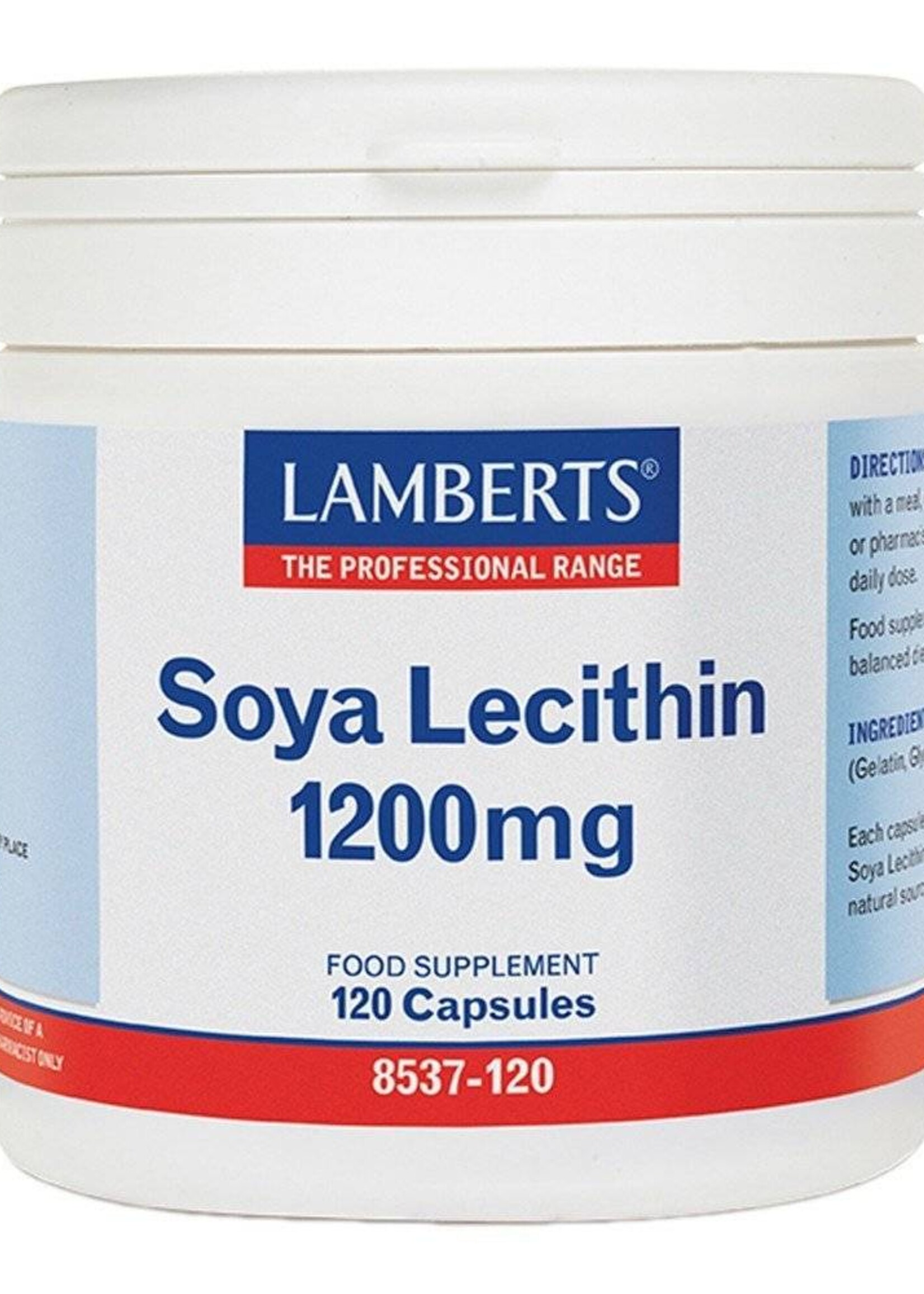 Lamberts Soya Lecithin / Soja Lecithine 1200 mg 120 capsules