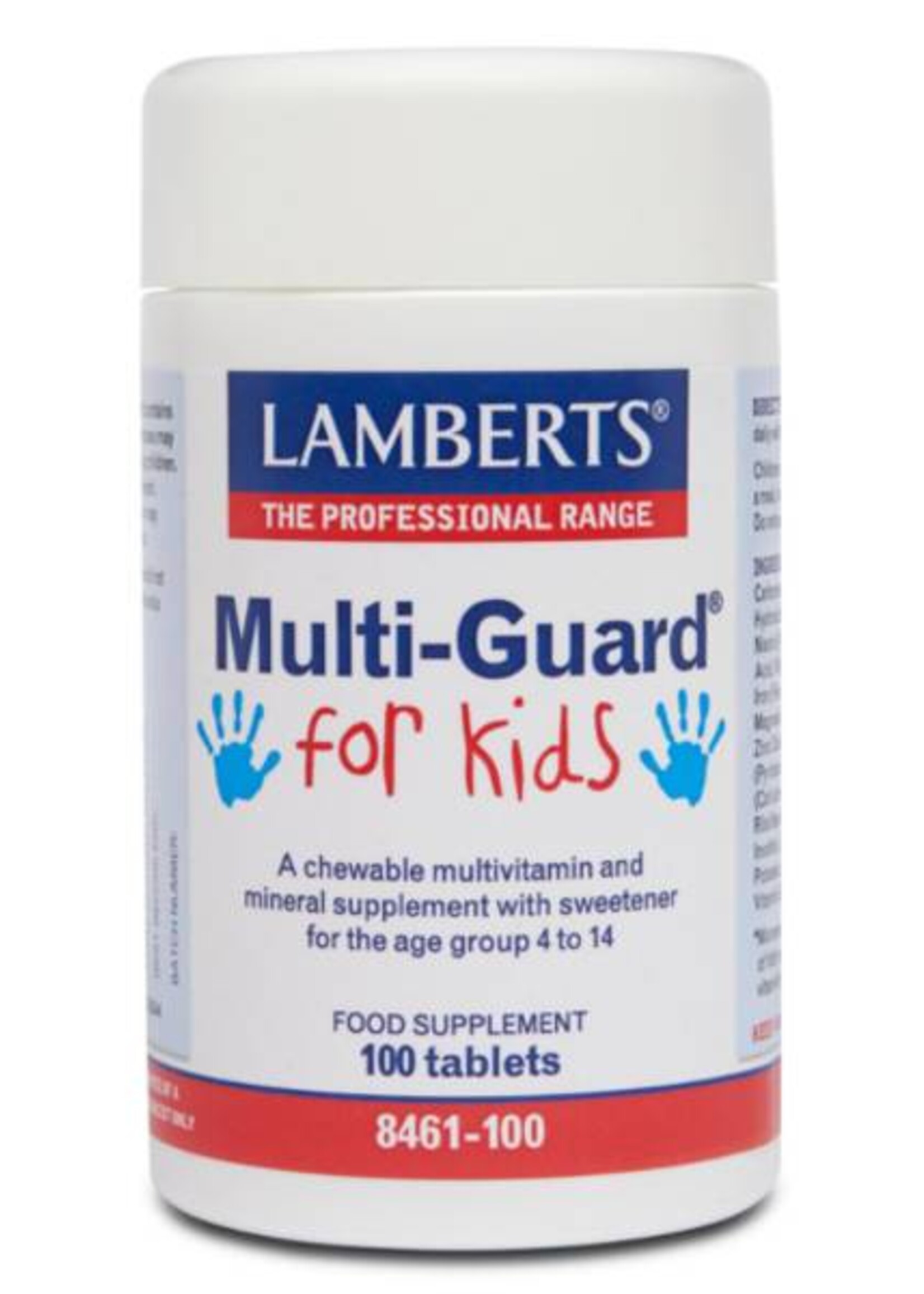 Lamberts Multi Guard for Kids 100 kauwtabletten