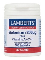 Lamberts Selenium 200 mcg plus Vitamins A, C and E 100 tab