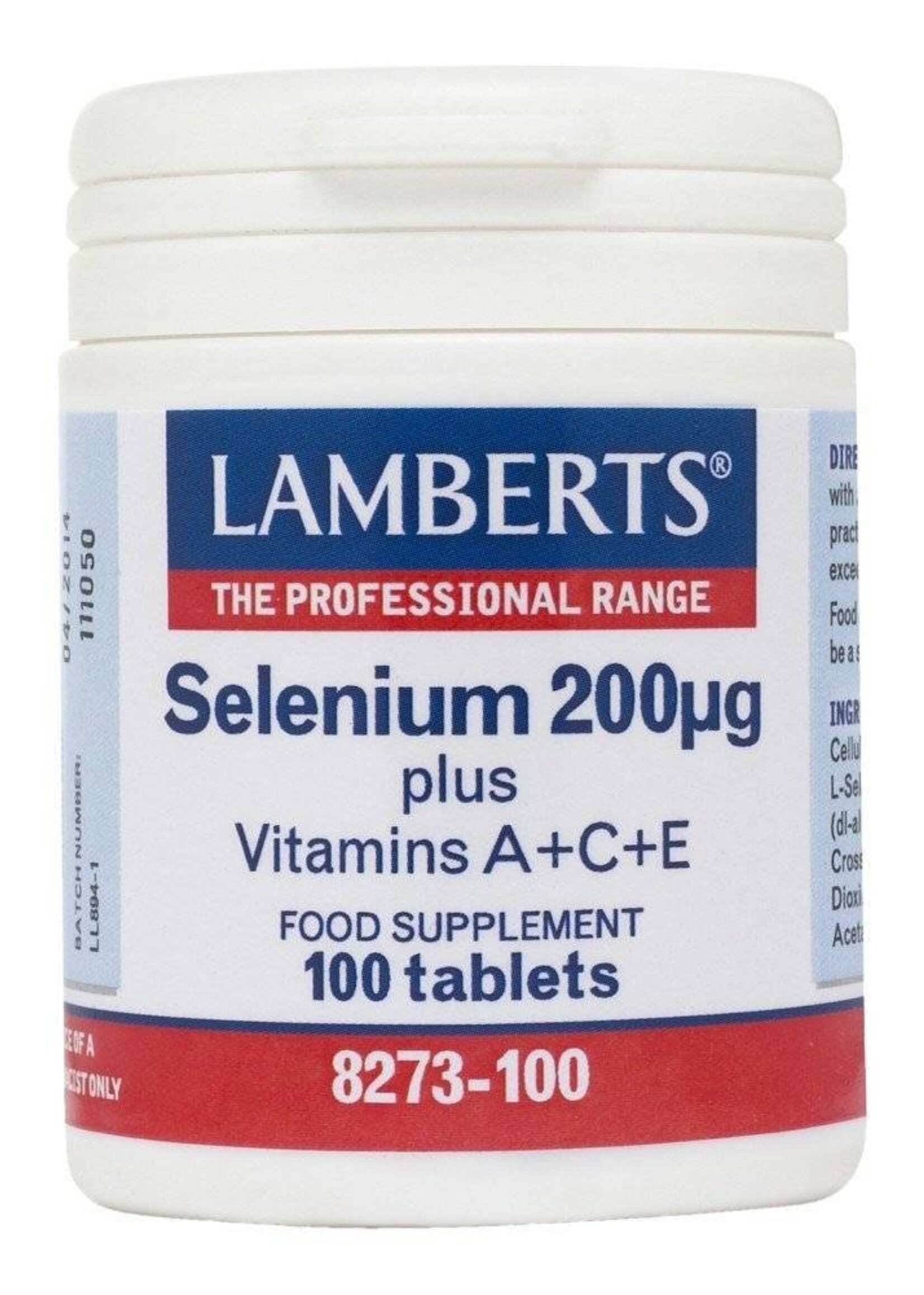 Lamberts Selenium 200 mcg met Vitamines A, C en E 100 tabletten