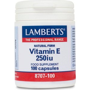 Lamberts Natural Form Vitamine E 250ie 100 capsules