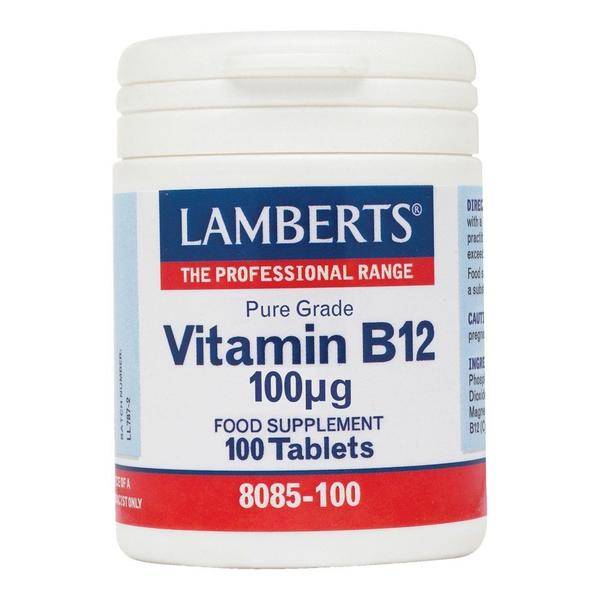 Lamberts Vitamine B12 100 mcg 100 Vitaminemarkt.nl
