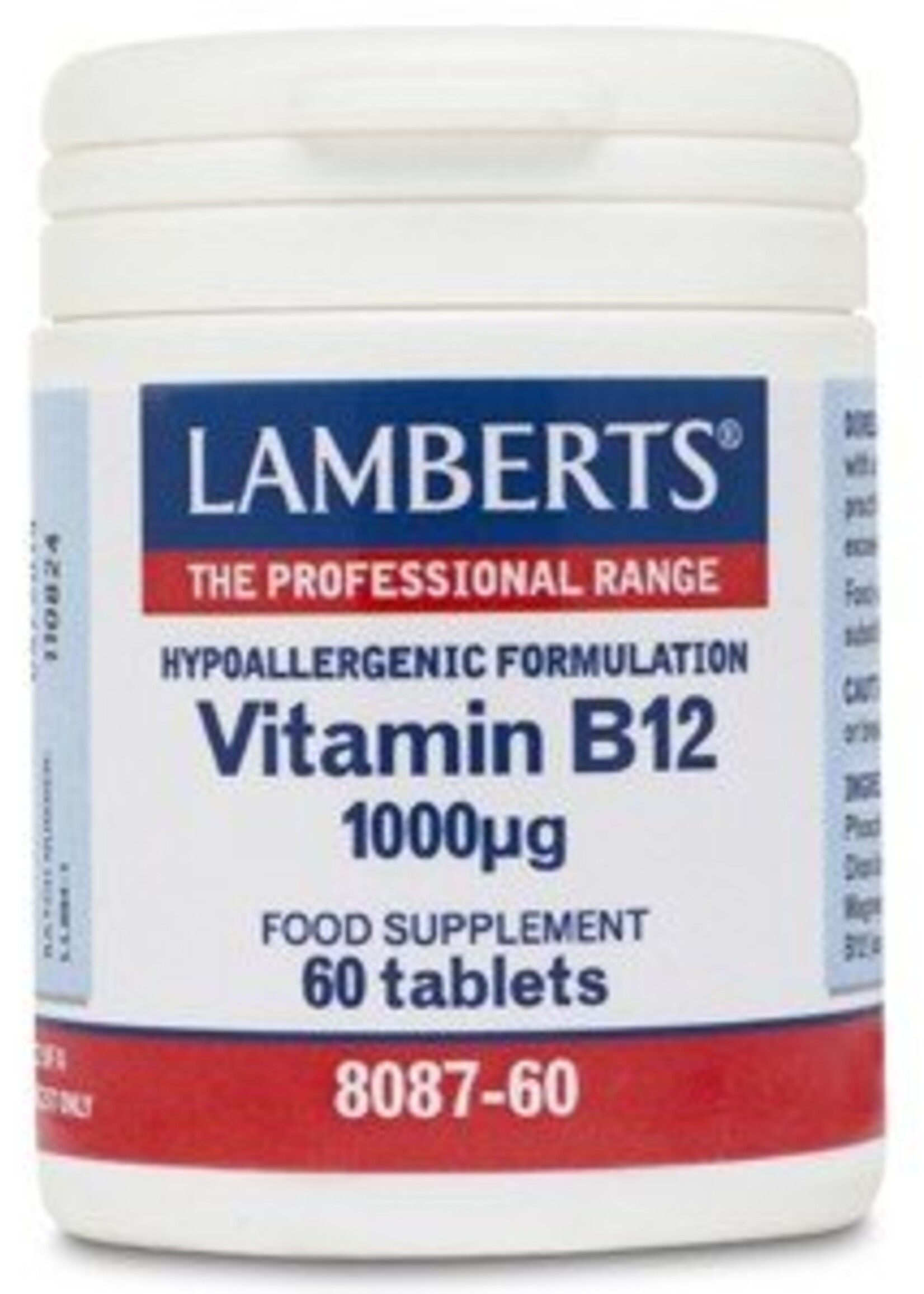 Lamberts Vitamine B12 1000 mcg 60 tabletten