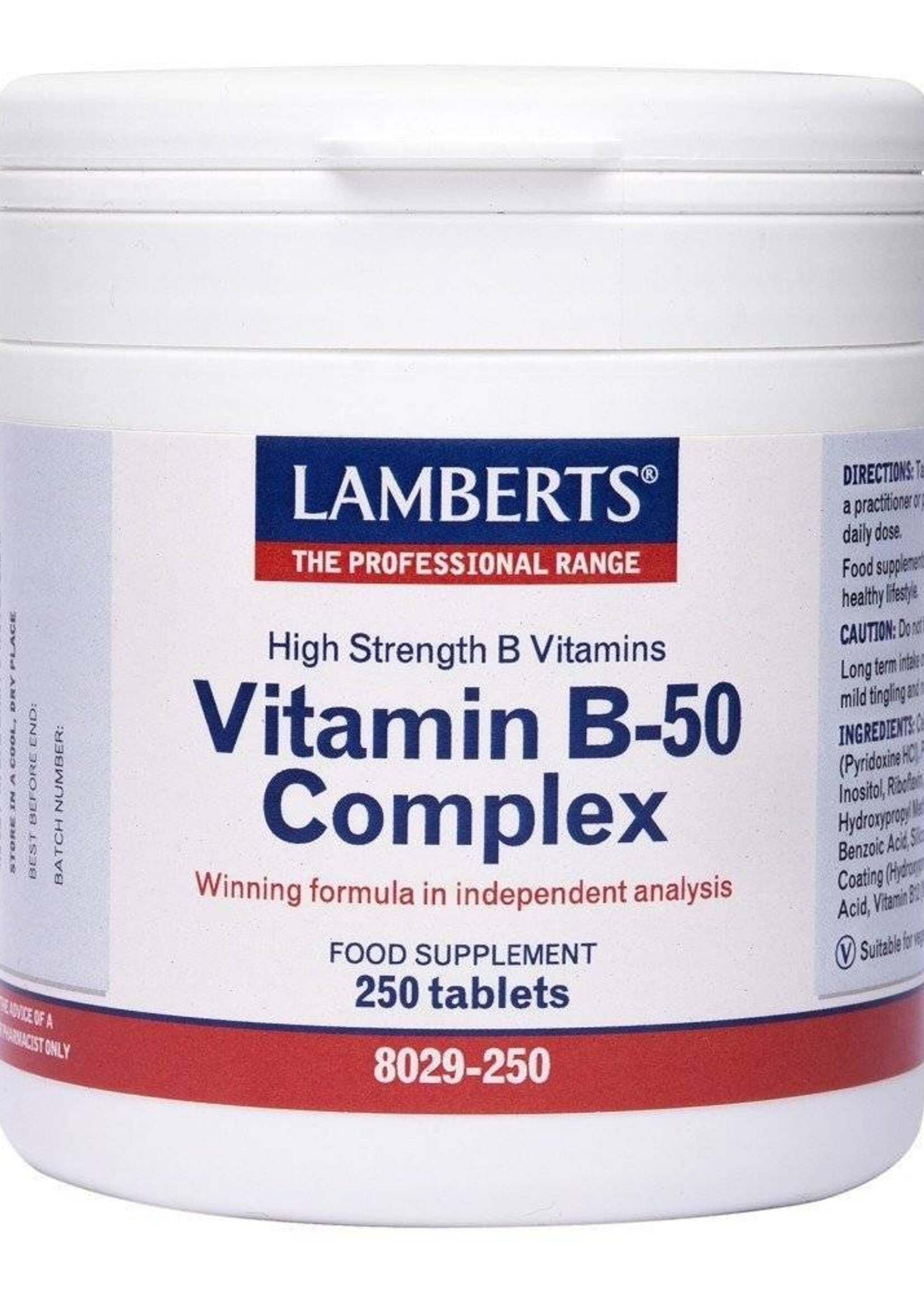 Lamberts Vitamine B50 Complex 250 tabletten
