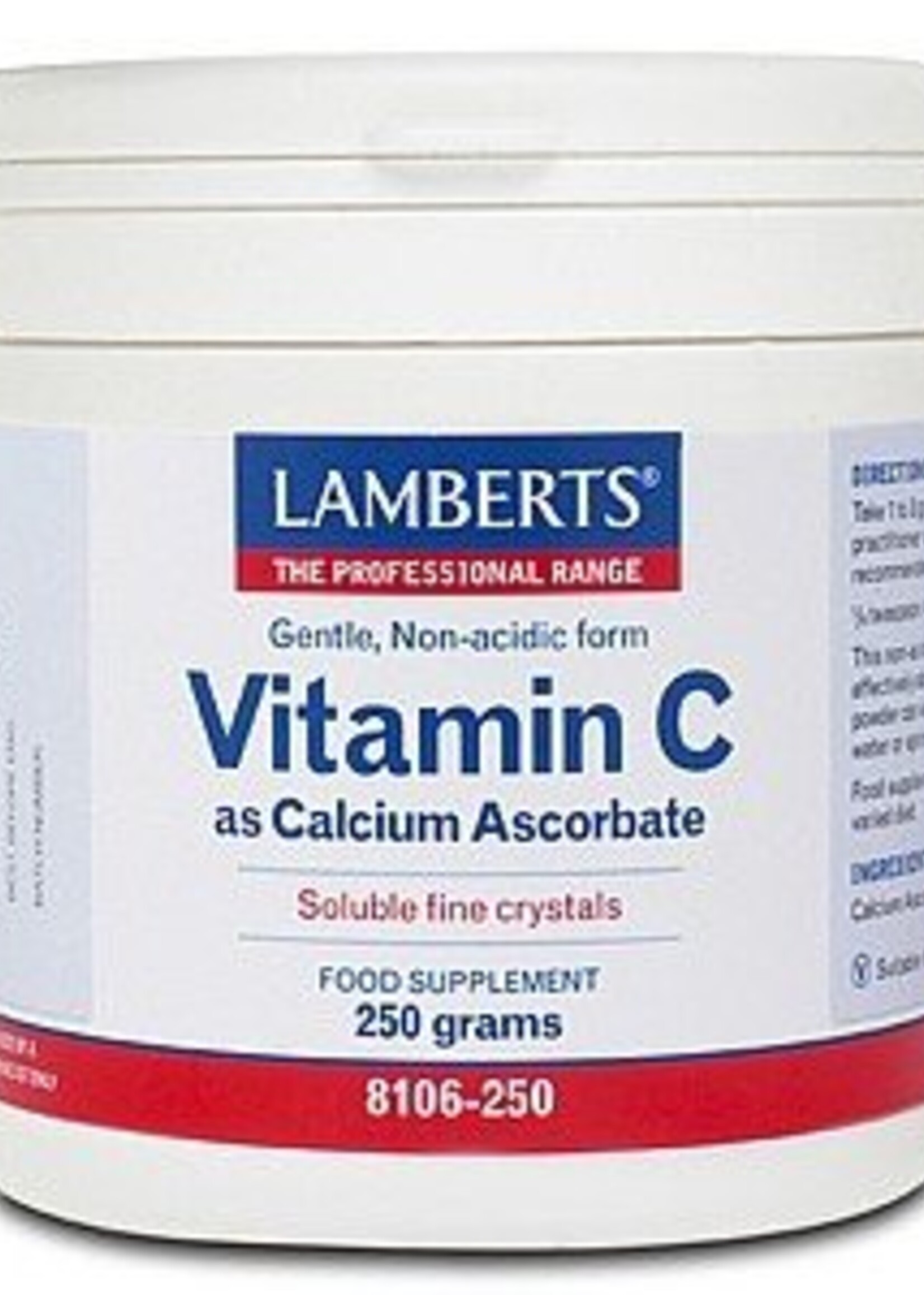 Lamberts Vitamine C Calcium Ascorbaat 250 gram
