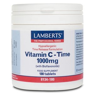 Lamberts Vitamine C Time 1000 mg met bioflavonoiden 180 tabletten