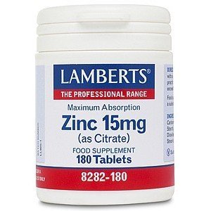 Lamberts Zinc Citrate 15 mg 180 tabletten
