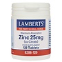Lamberts Zinc 25mg 120 tab