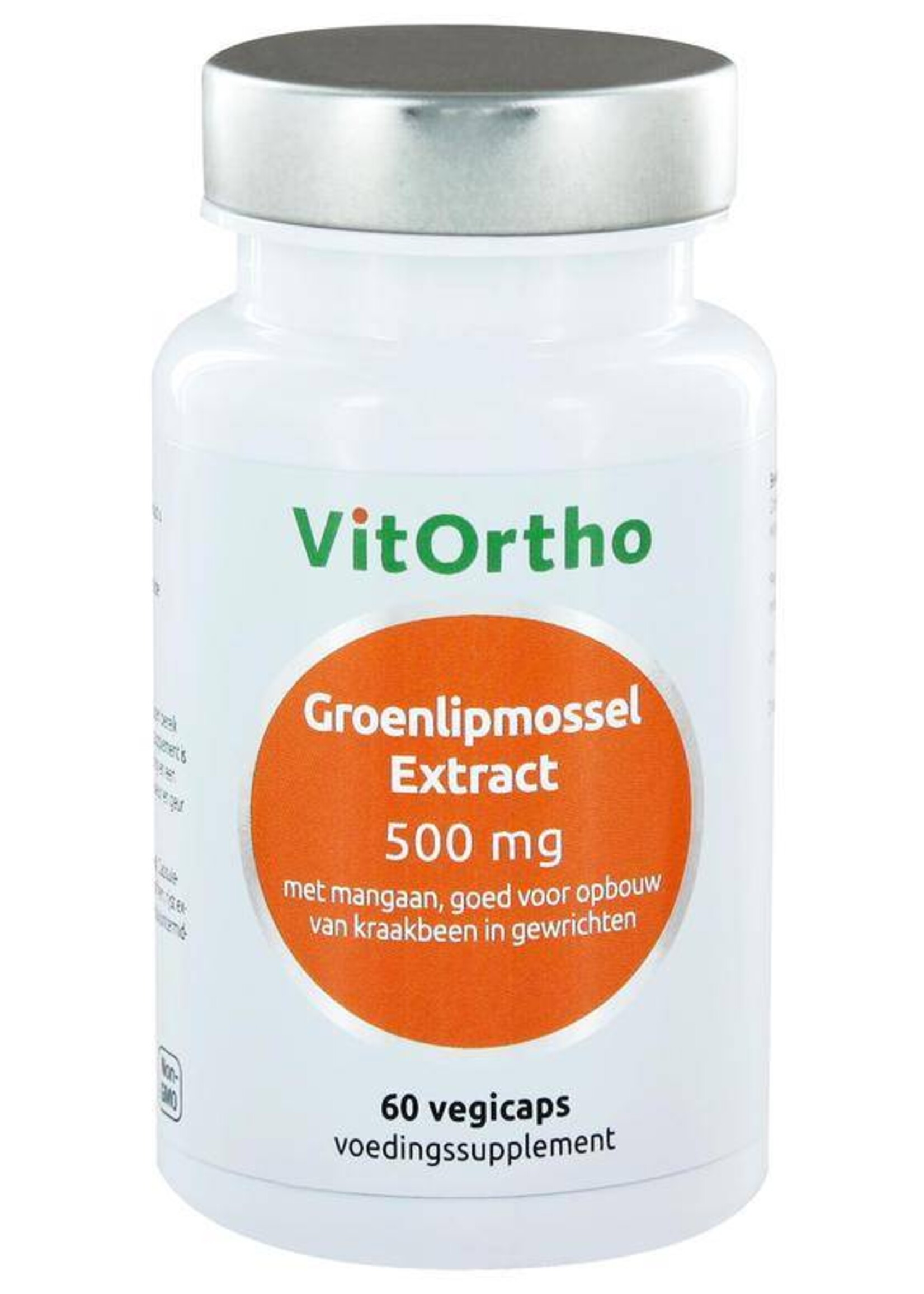 Vitortho Groenlipmossel extract 500 mg 60 vcaps