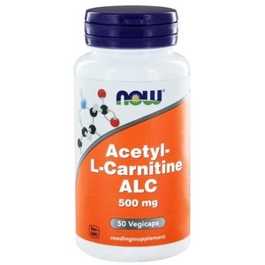 NOW Acetyl-L-Carnitine ALC 500 mg 50 capsules