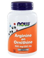 NOW Arginine en Ornithine 100 cap