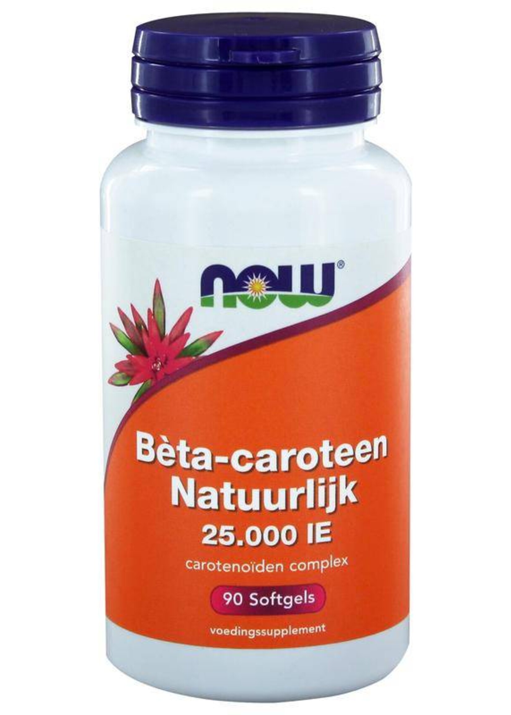 NOW Bèta-Caroteen Natuurlijk 90 softgels