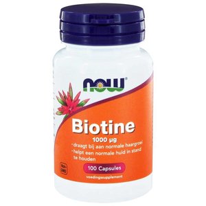 NOW Biotine 1000 mcg 100 capsules