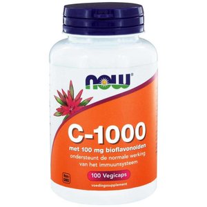 NOW C-1000 met 100 mg Bioflavonoïden 100 vegicaps