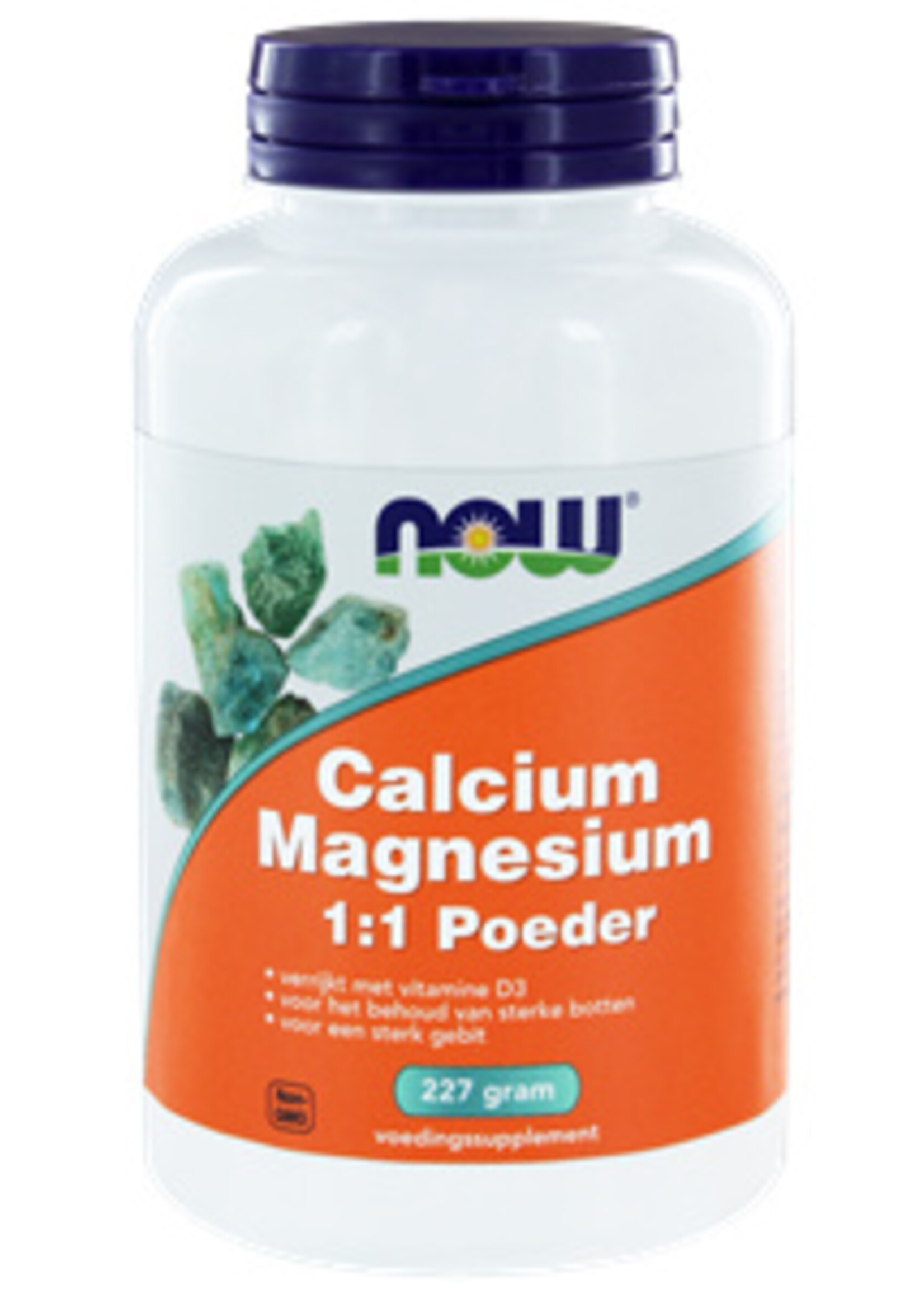 NOW Calcium Magnesium 1:1 Poeder 227 gram