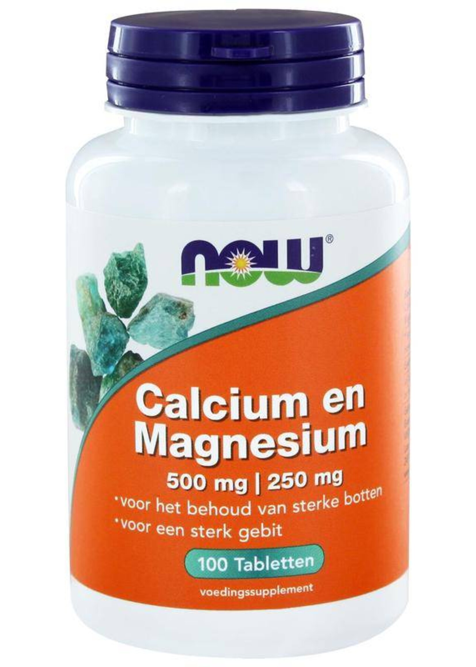 NOW Calcium en Magnesium 100 tabletten
