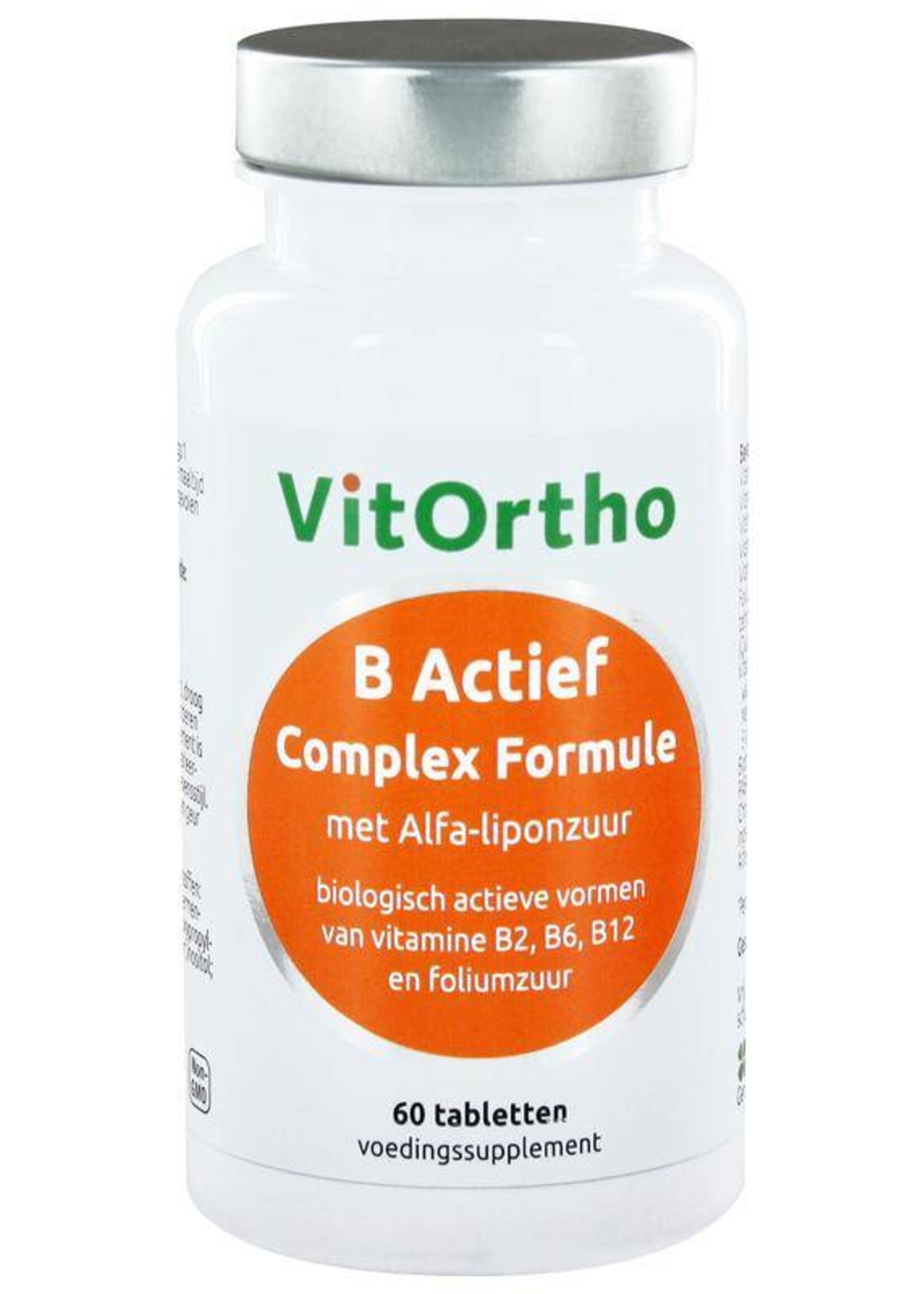 Vitortho B Actief Complex Formule met Alfa-Liponzuur 60 tabletten
