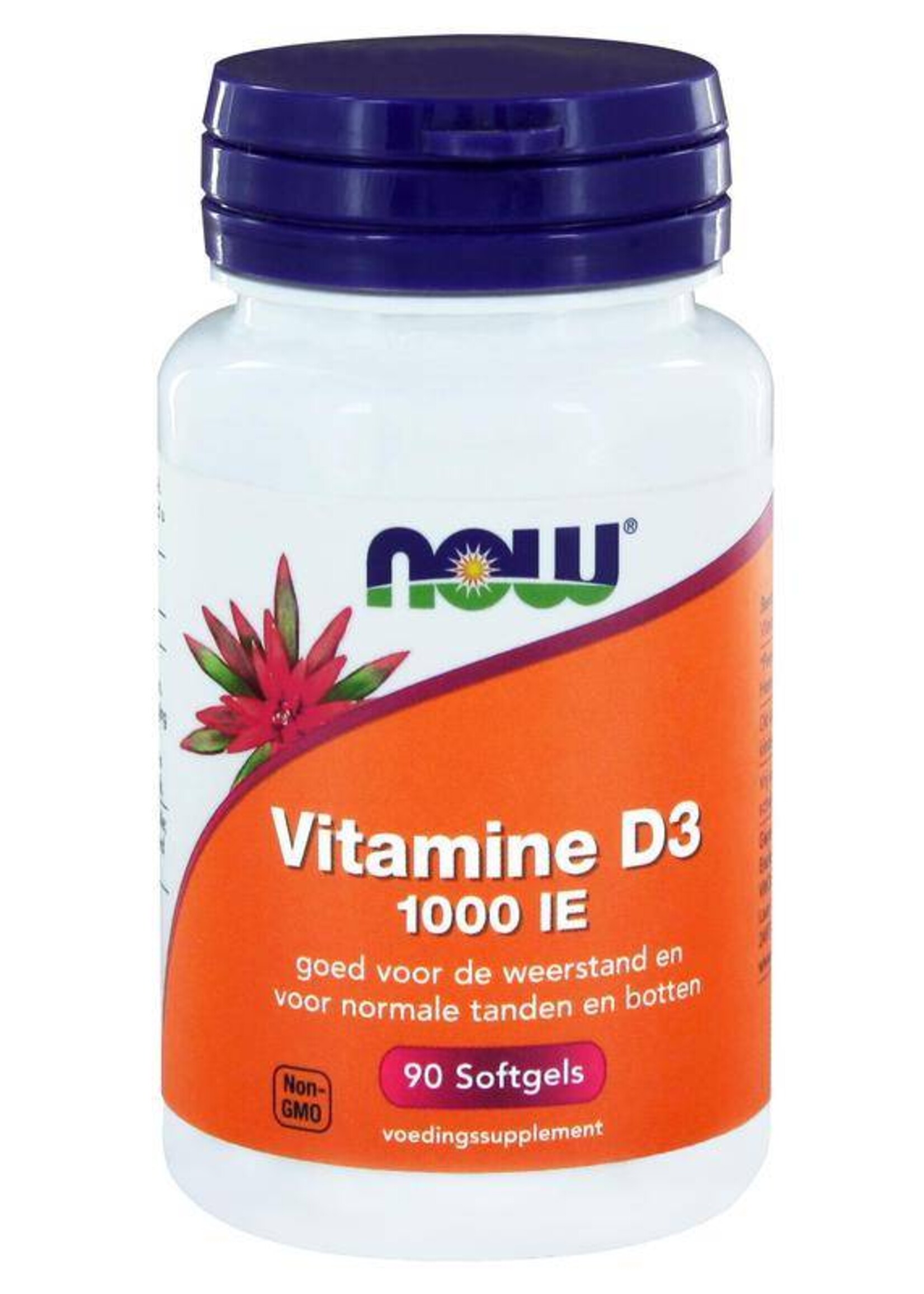 NOW Vitamine D3 1000 ie 90 softgels