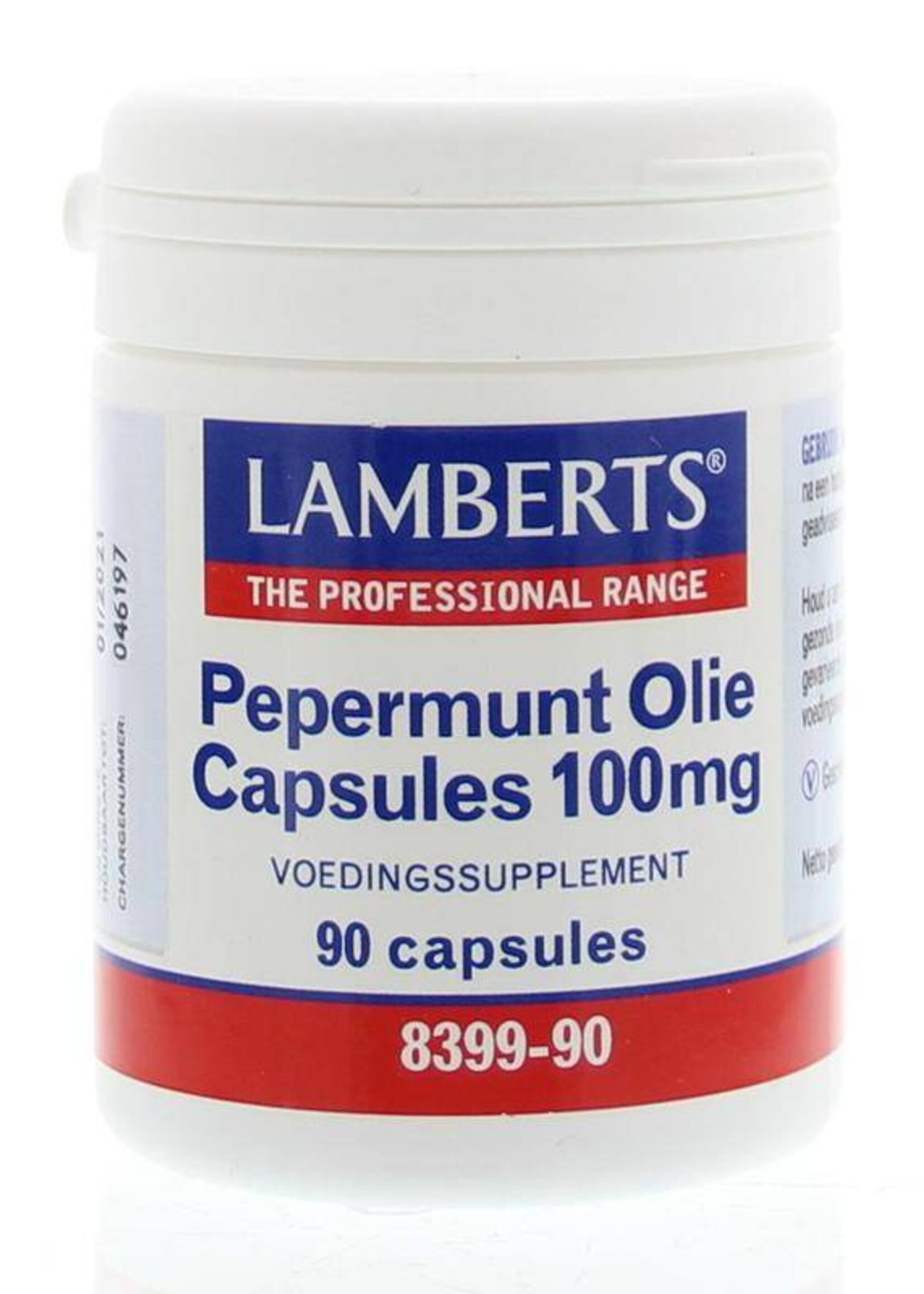 Lamberts Pepermunt Olie 100 mg 90 capsules