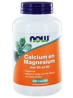 NOW Calcium en Magnesium met D3 en K2 180 cap