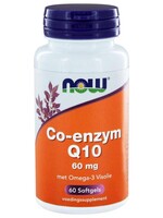NOW Co-enzym Q10 met Omega 3 60 sft