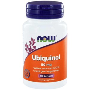 NOW Ubiquinol 50 mg 60 softgels