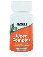 NOW IJzercomplex 100 tabletten