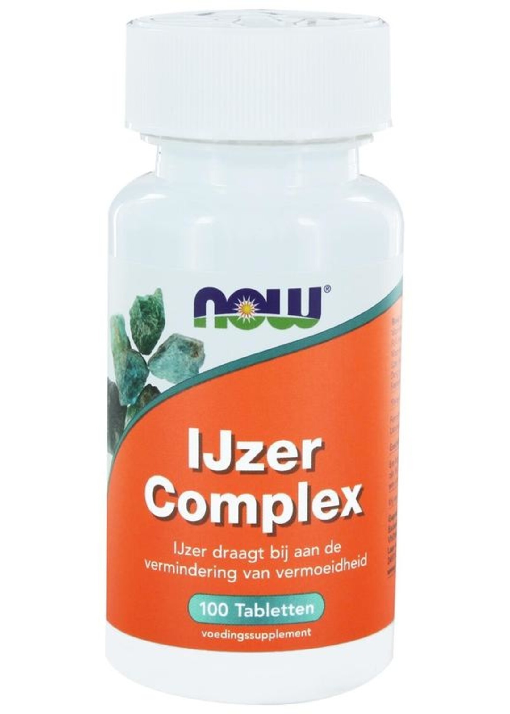NOW IJzercomplex 100 tabletten