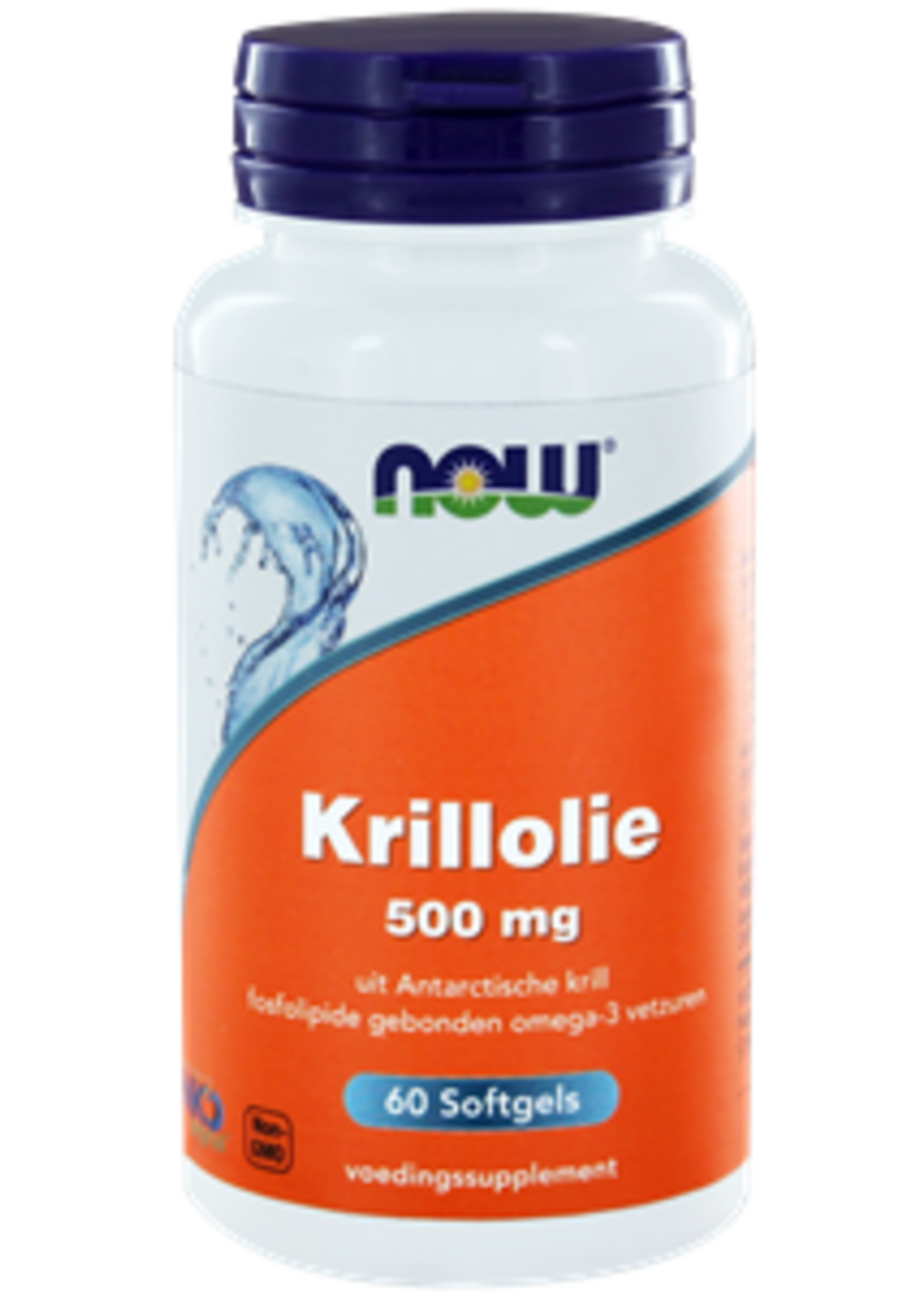 NOW Krillolie 500 mg 60 softgels
