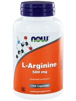 NOW L-arginine 500 mg 100 capsules