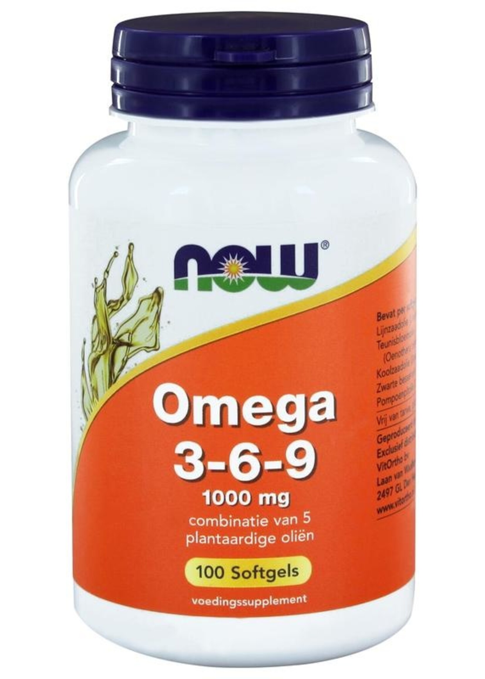 NOW Omega 3-6-9 1000 mg 100 softgels
