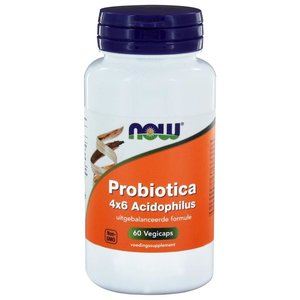 NOW Probiotica 4x6 Acidophilus 60 capsules