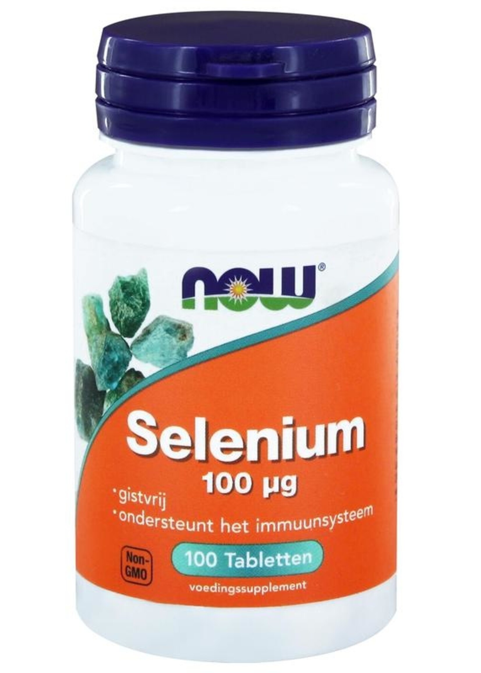 NOW Selenium 100 mcg Gistvrij 100 tabletten