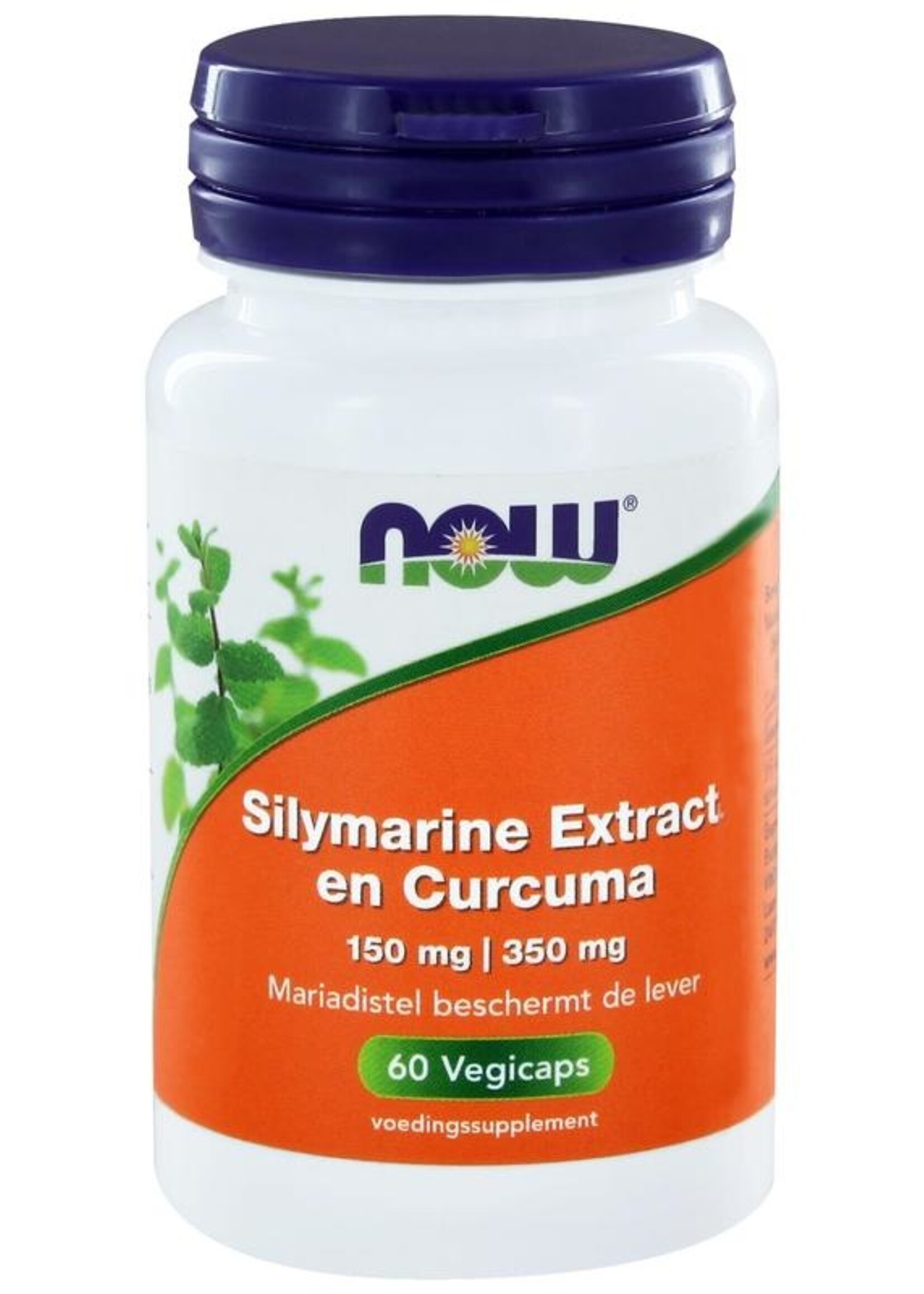 NOW Silymarin 150 mg extract en Curcuma 60 v-caps