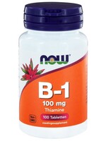 NOW Vitamine B-1 100 mg 100 tabletten