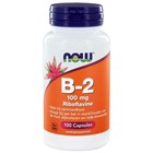 NOW Vitamine B-2 100 mg 100 capsules