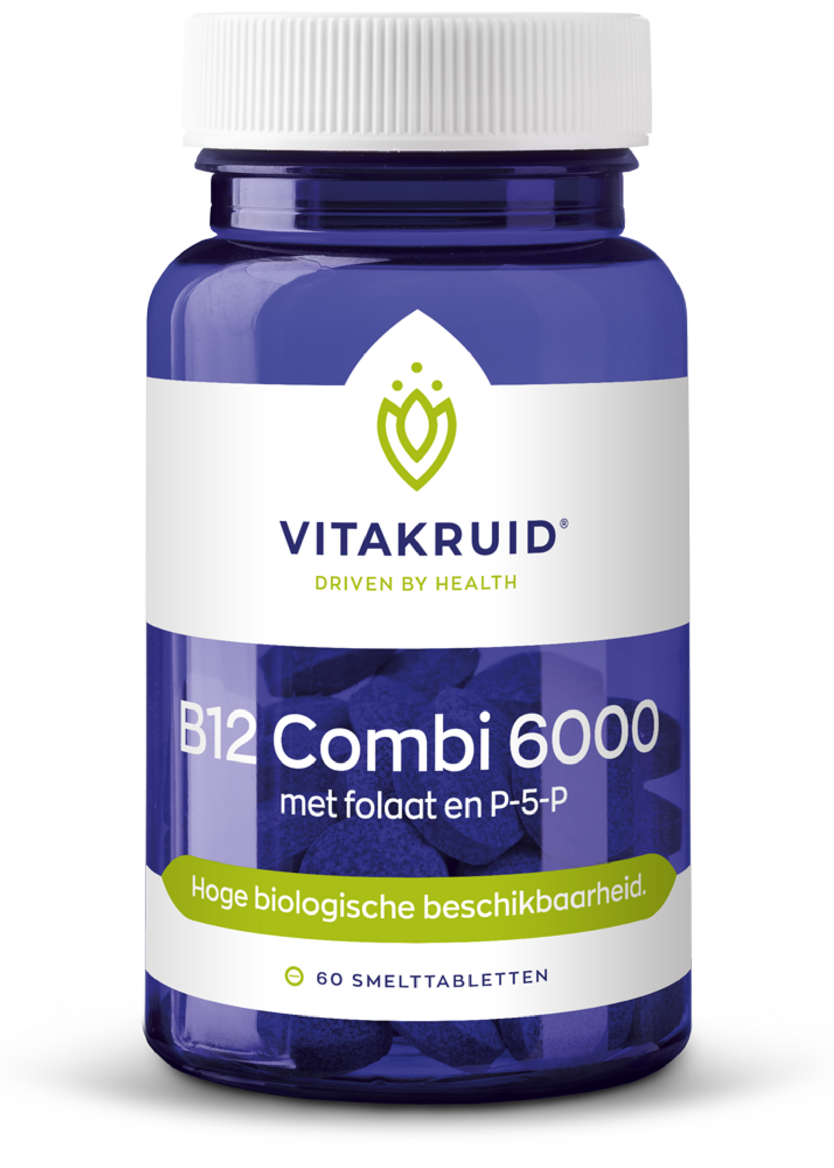 Vitakruid B12 Combi 6000 met Folaat en P5P 60 tabletten
